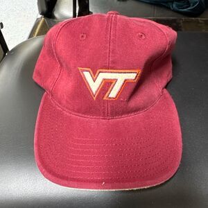 Vintage Virginia Tech Hokies Hat –Top of the World Maroon Adj College cap